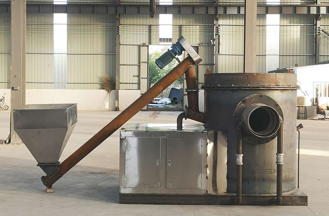 Biomass pellet burner