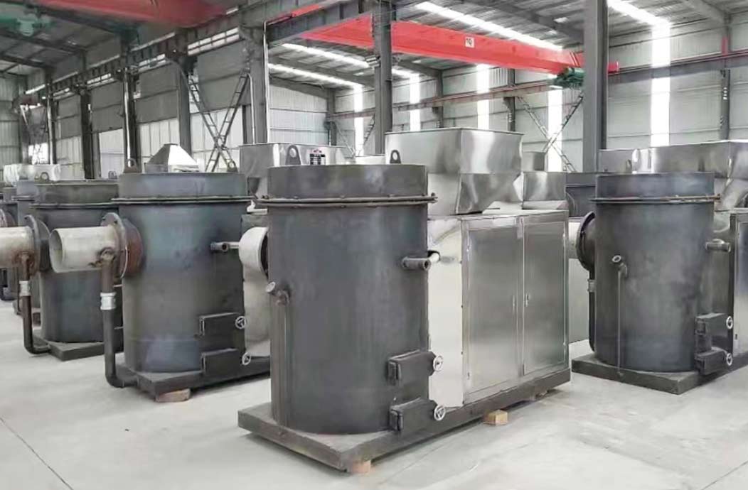 Biomass pellet burner