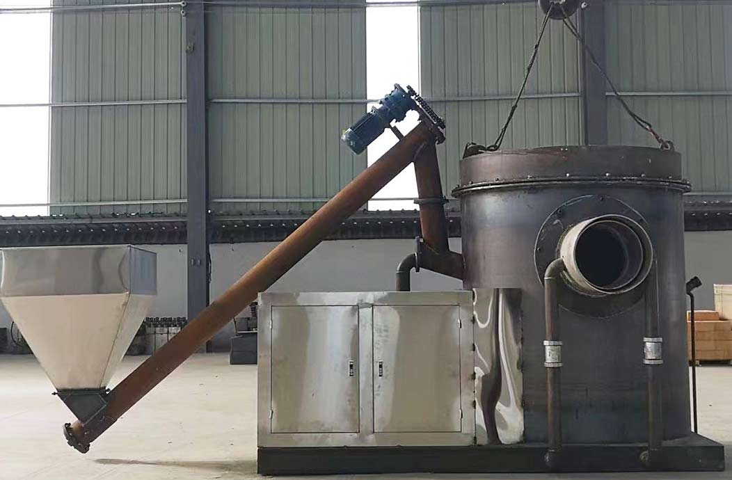 Biomass pellet burner