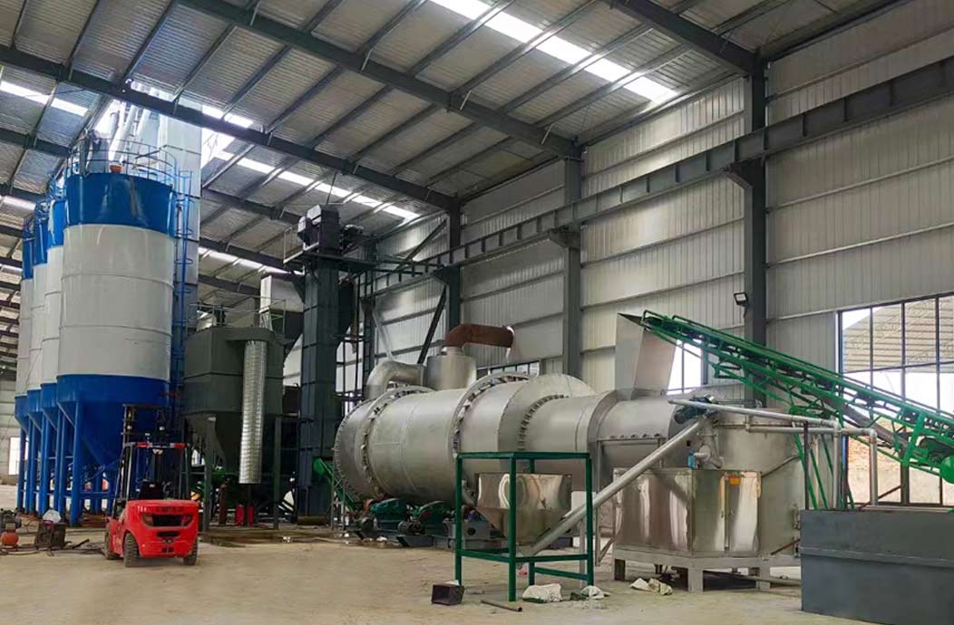 Stone powder dryer