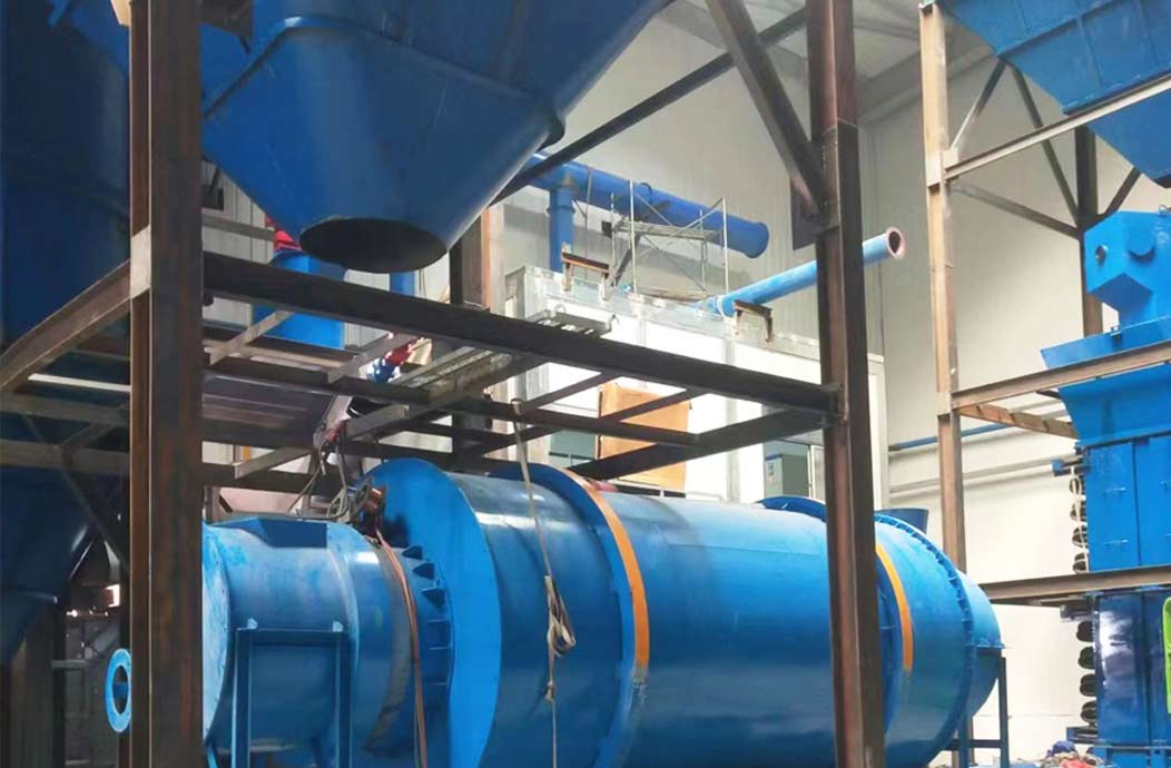 Iron powder dryer